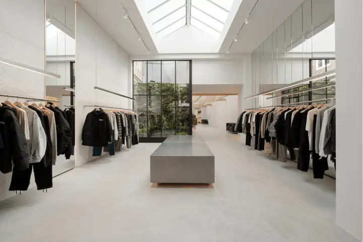 Concept store Amsterdam · Microcement Polished Look · Gehele Winkel